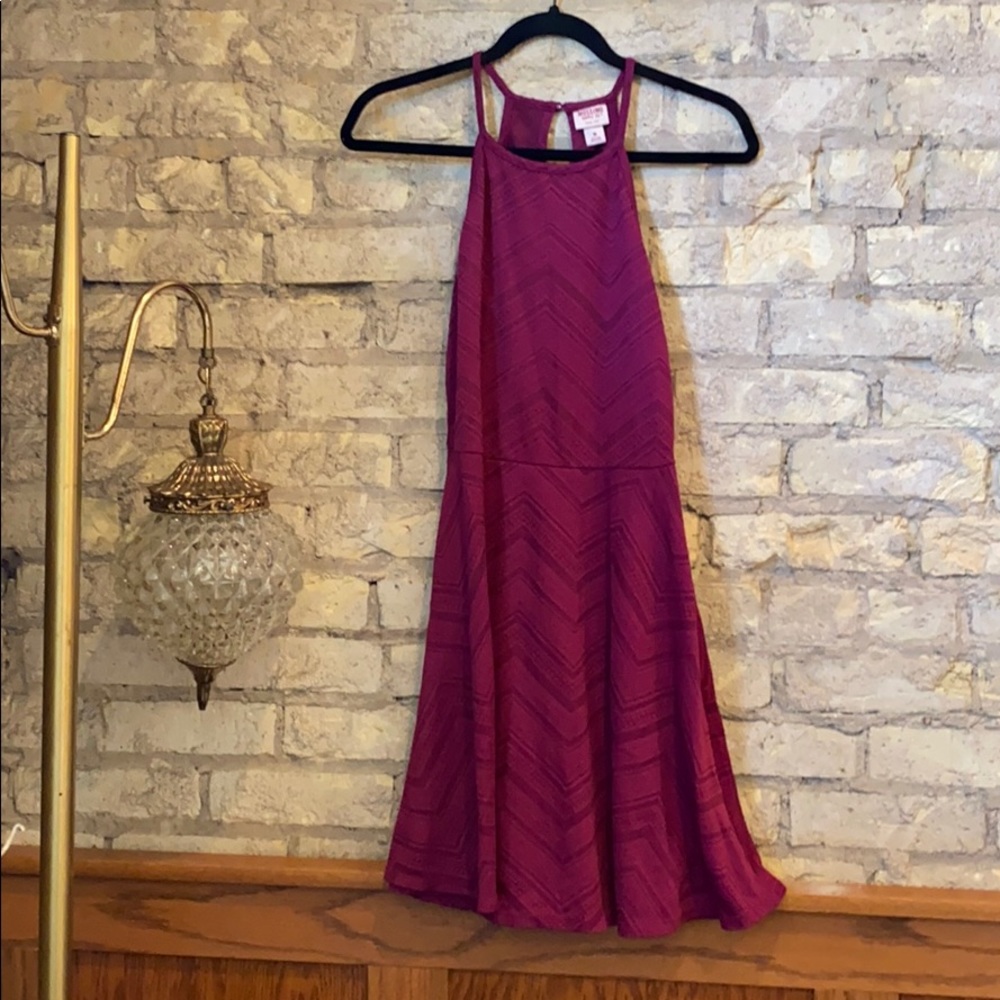 Magenta Target dress